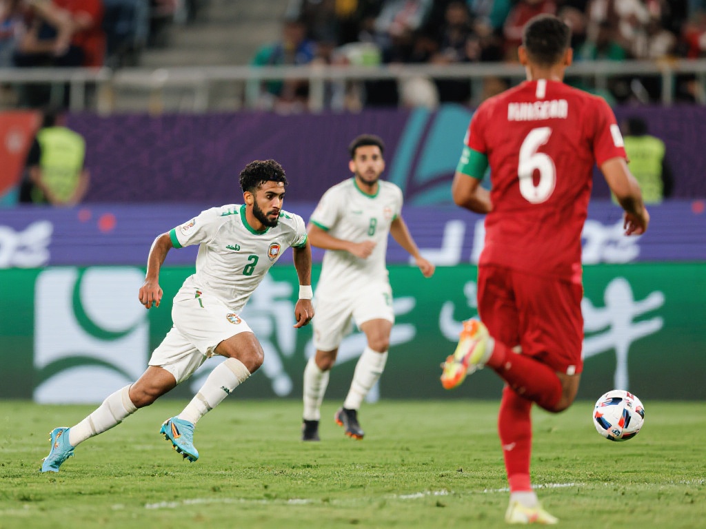 沙特队一度在比赛中展现出了强大的攻势打法